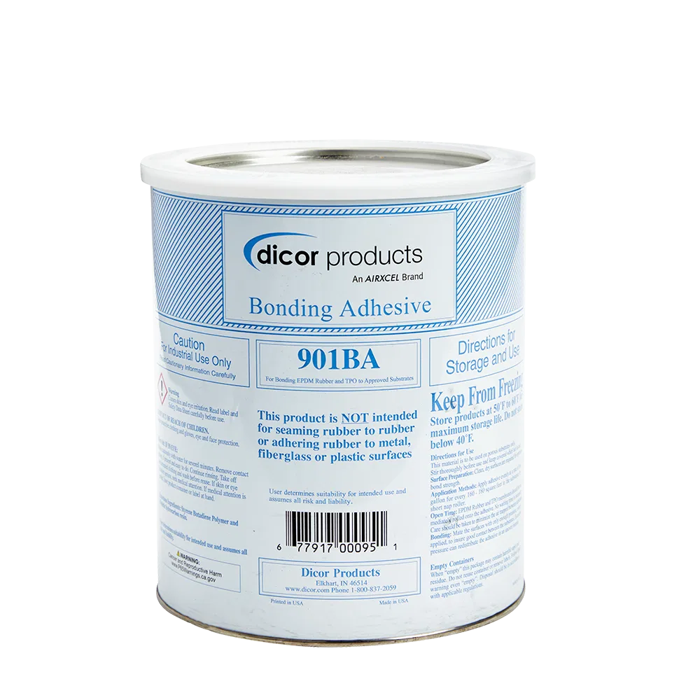 901BA-1 – DICOR CORP Roof Membrane Adhesive, Used To Bond Moisture Absorbent Substrates Water Based Acrylic 1 Gallon ...
